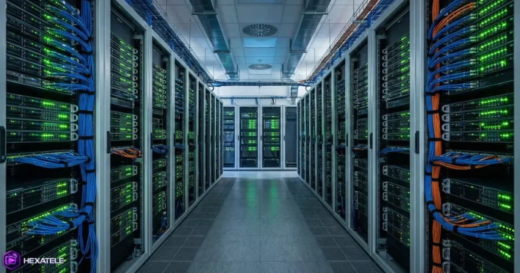 Salle de serveurs IPTV Stable haute performance avec infrastr