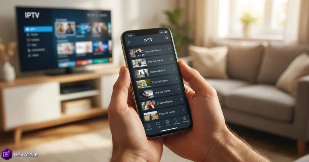 Configuration d'une application IPTV gratuite sur smartphone pour un essai en direct