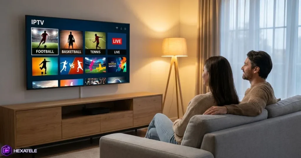 Regarder le sport en direct via un forfait IPTV sur Smart TV