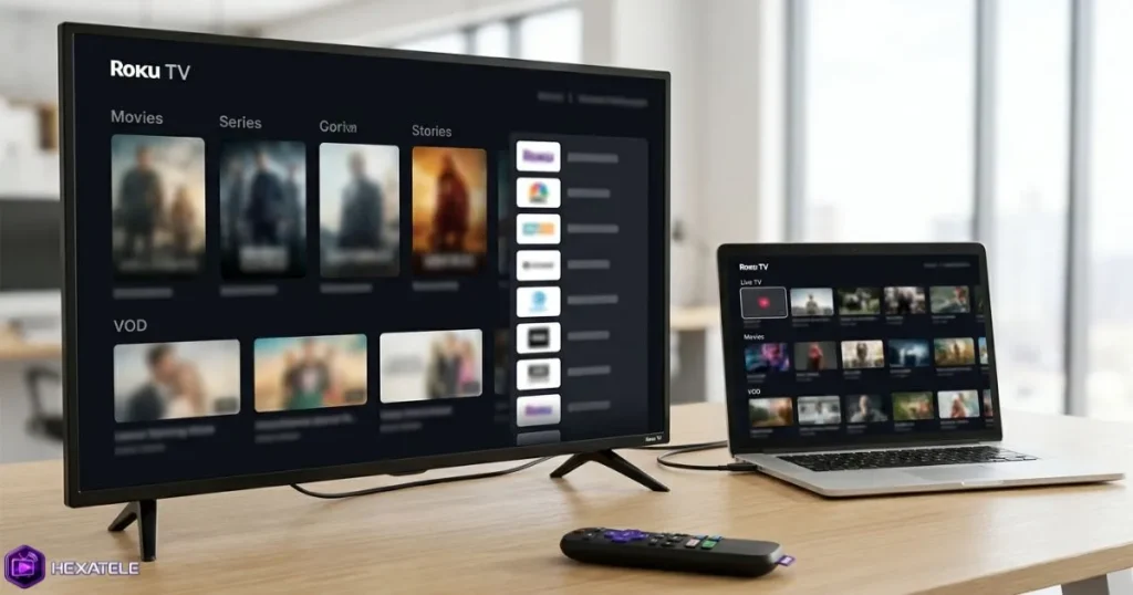 Installer IPTV sur Roku avec ordinateur et télécommande