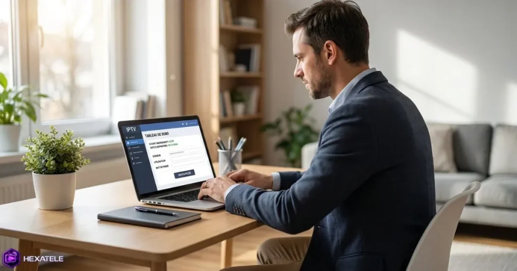 Remplacer un code IPTV expiré - utilisateur sur ordinateur avec espace client ouvert