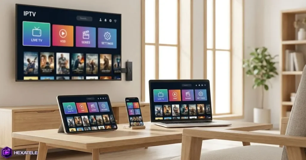Meilleur IPTV multi appareils sur Smart TV, Fire Stick, smartphone et ordinateur