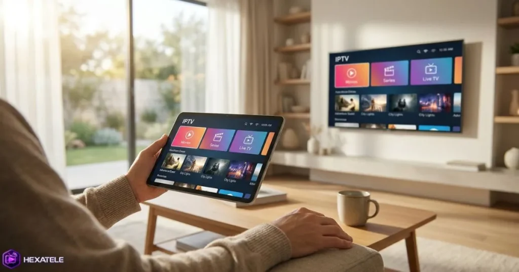 Tester un abonnement IPTV annuel sur tablette et Smart TV à domicile