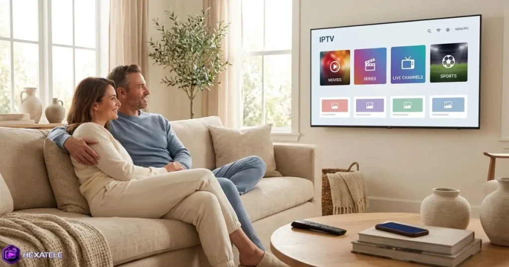 Utiliser un abonnement IPTV sécurisé sur Smart TV en famille avec protection des données