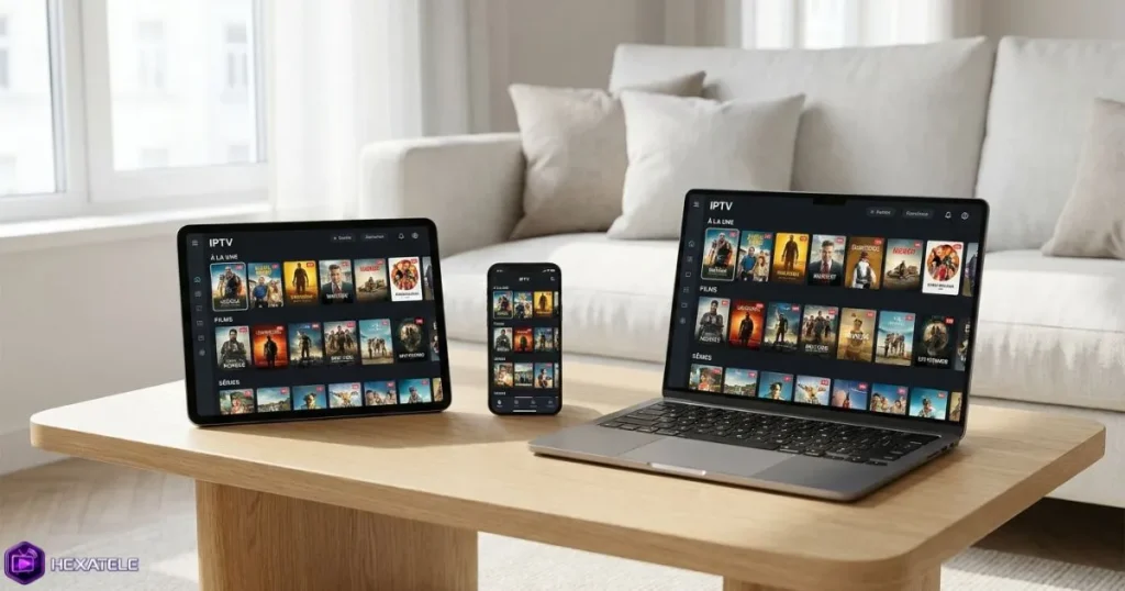 Accès à une offre IPTV depuis plusieurs appareils connectés