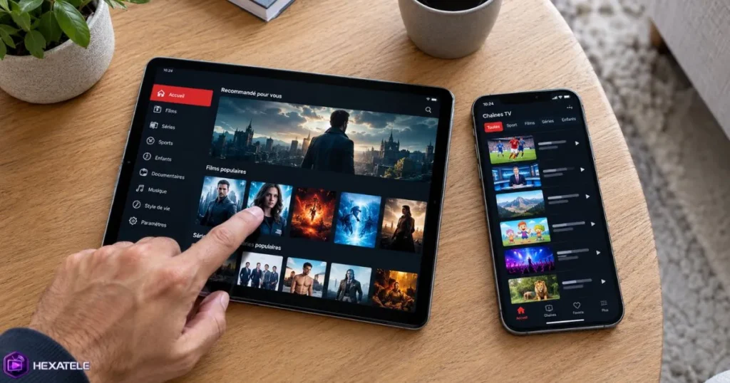 Activation IPTV sur tablette et smartphone : mise en service simple et rapide