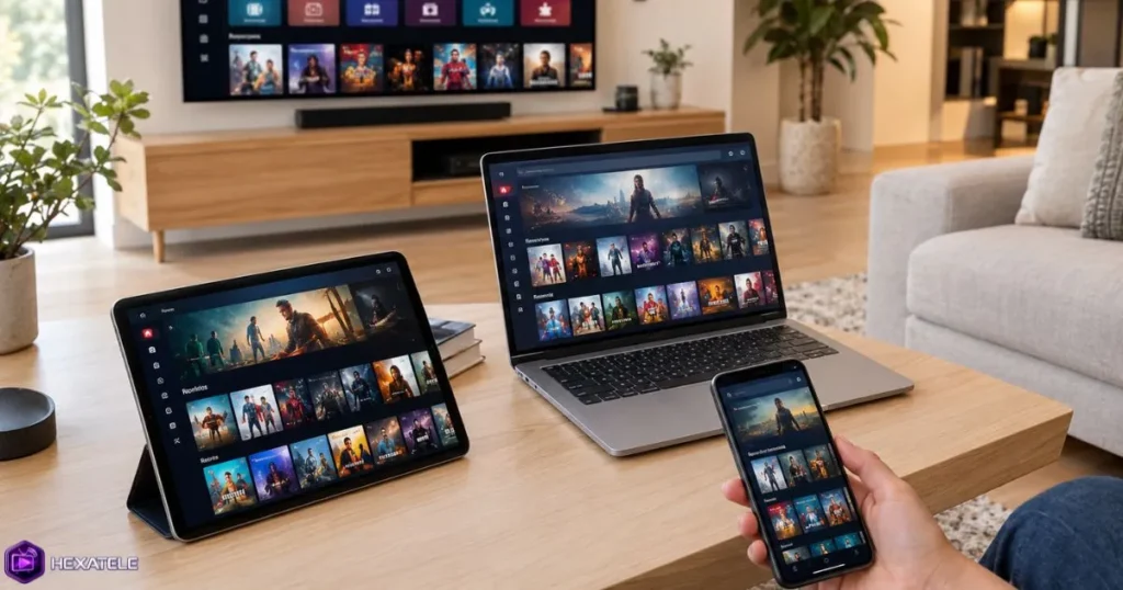 Compatibilité multi-appareils d'un abonnement IPTV moderne