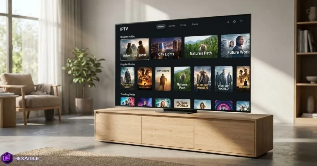 Comparaison visuelle entre résolution 4K et HD sur un écran de télévision moderne