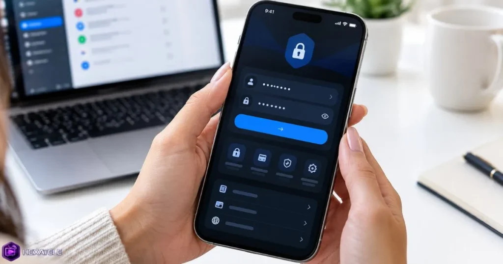 Sécuriser ses identifiants IPTV avec un gestionnaire de mots de passe sur smartphone