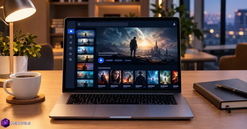 Abonnement IPTV - films IPTV accessibles sur ordinateur portable en soirée